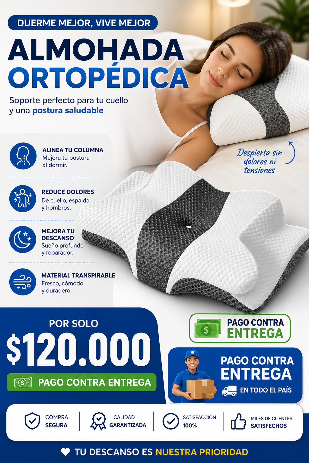Almohada Ortopedica