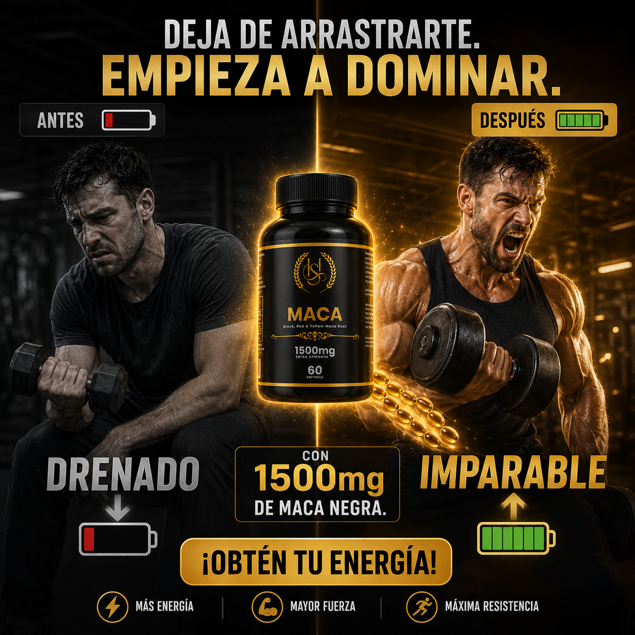 Maca Negra En Softgels Satoomi - Beneficios
